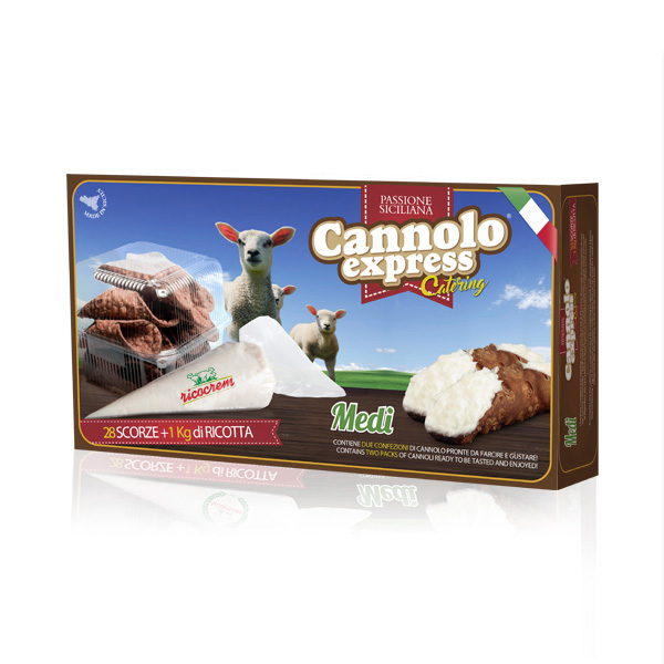 kit per cannoli siciliani catering (2) kit for sicilian cannoli with ricotta cream filling