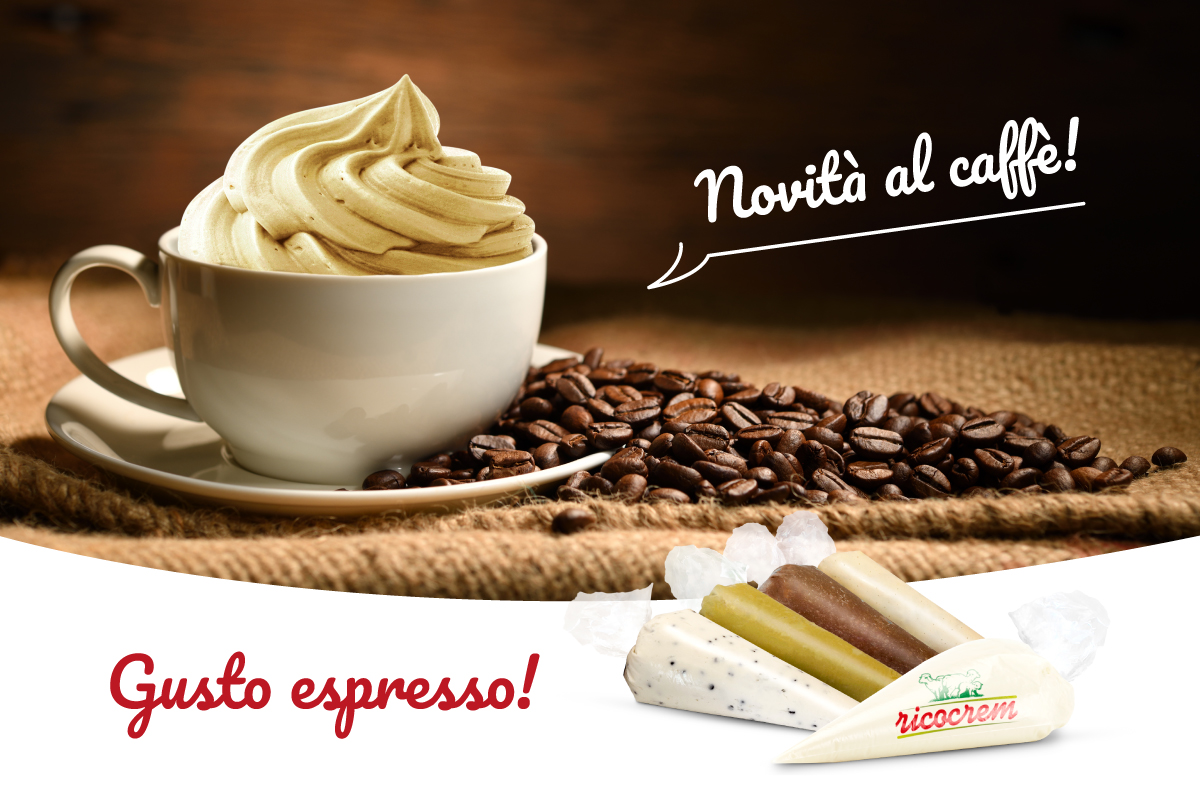 crema di ricotta nuovo gusto al caffè - sac a poche ricocrem