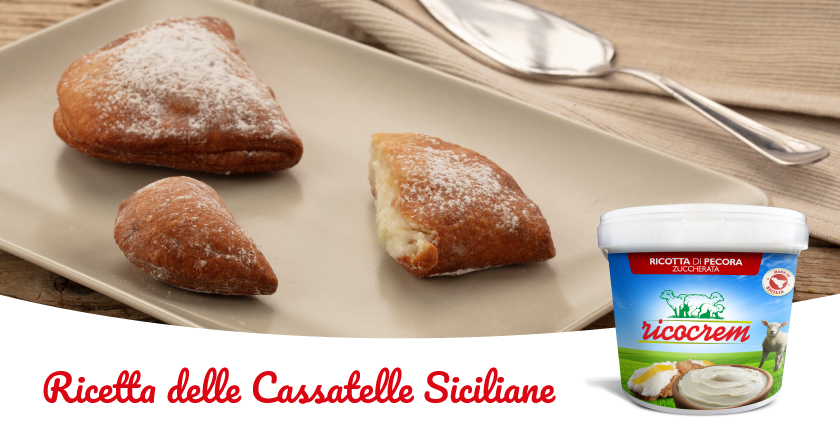 Cassatelle di ricotta siciliane fritte ricetta trapanese