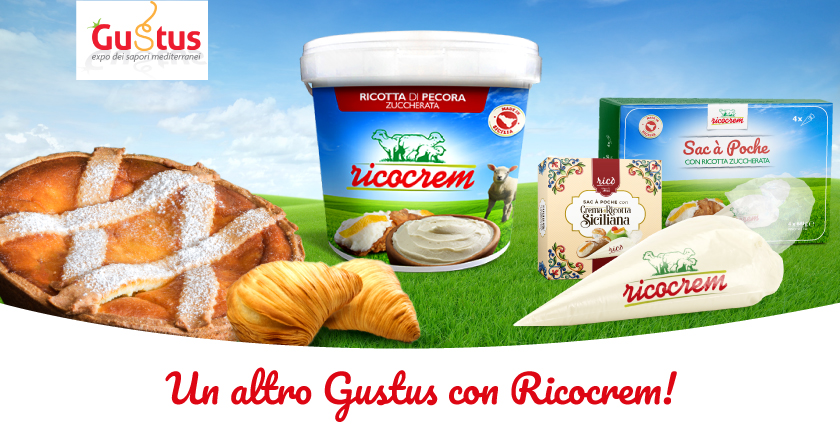 Gustus Fiera Napoli 2021 Crema di ricotta Ricocrem