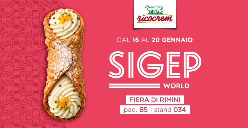 Sigep 2026 Ricocrem - 16_20 gennaio Fiera di Rimini